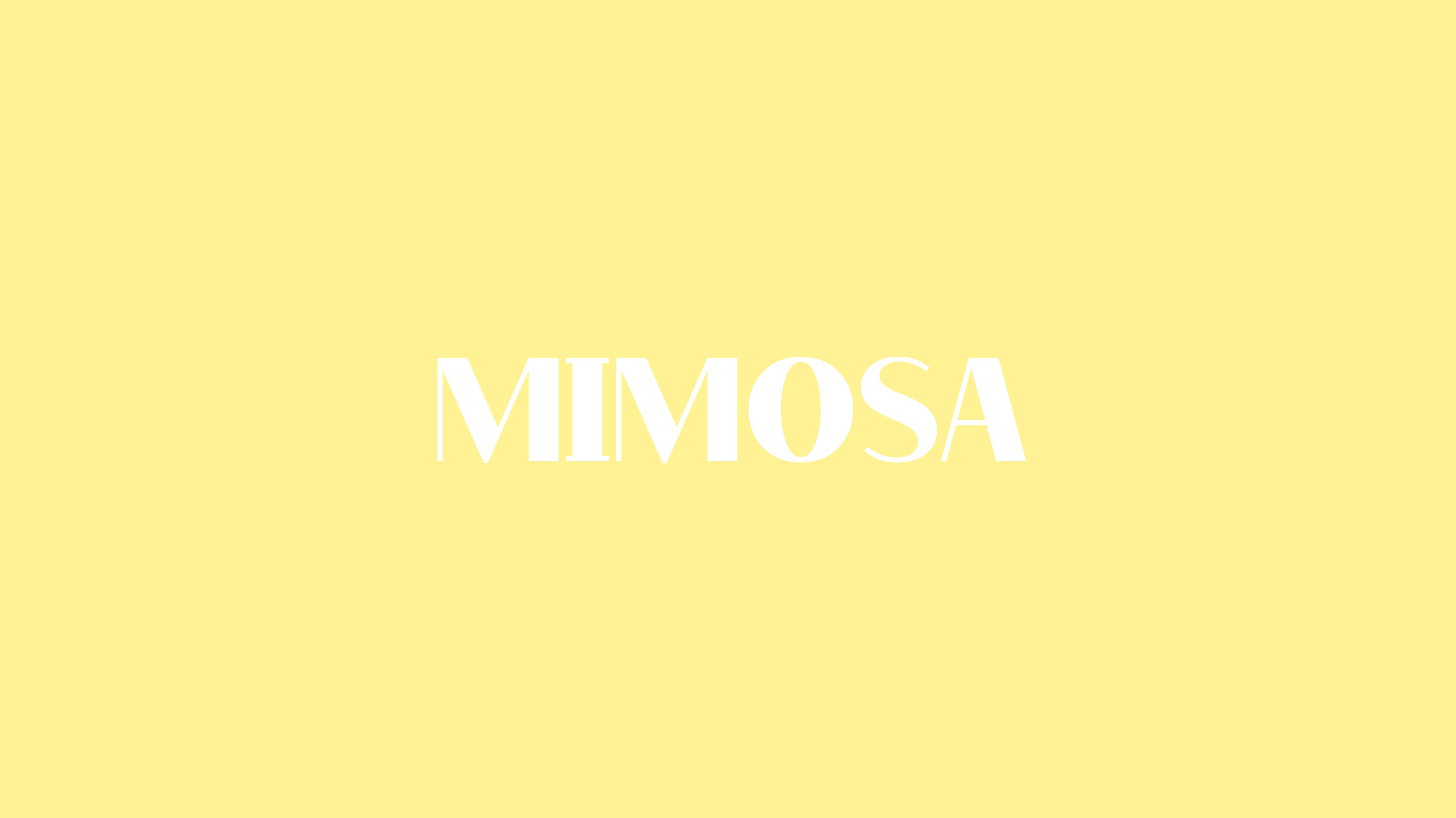 COLOR: MIMOSA